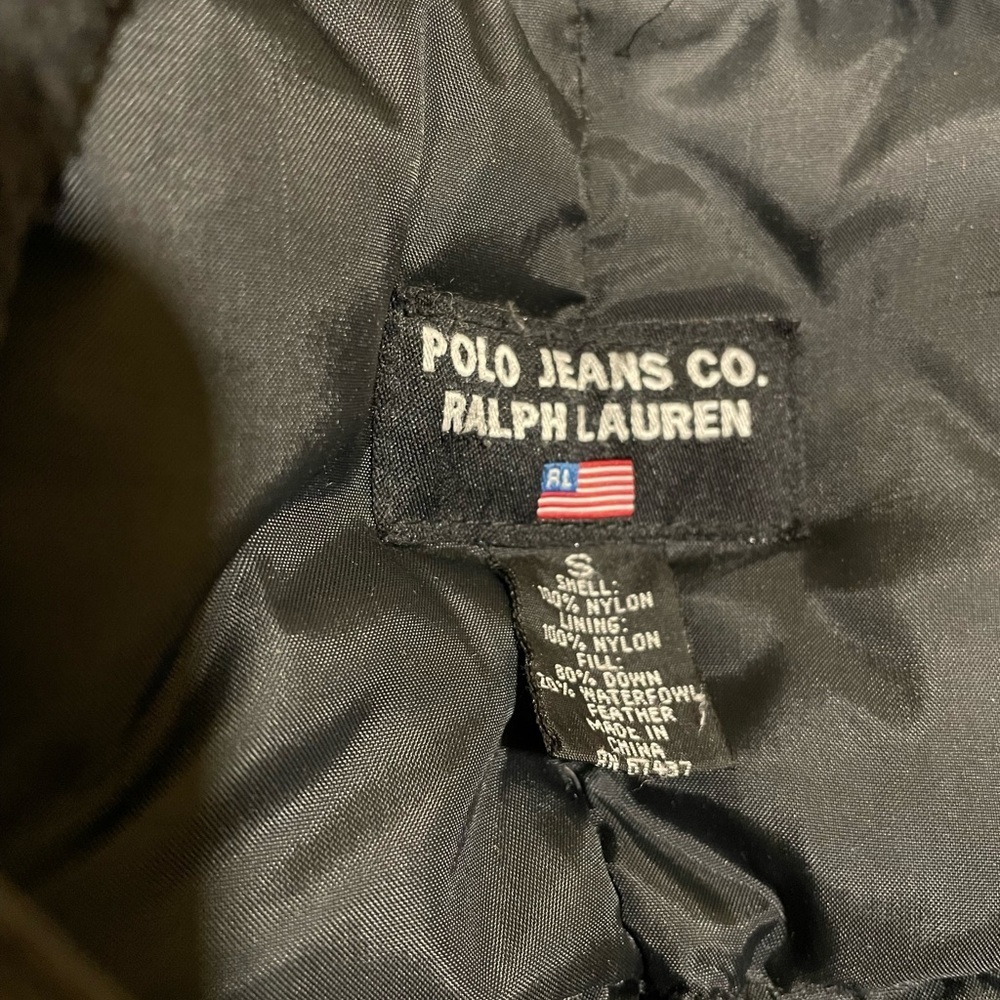 Rare Vintage 90s Ralph Lauren Polo Jeans NASA Style Parka Jacket SIZE:S fits M - Picture 6 of 6